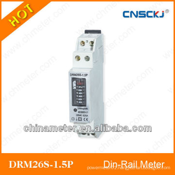 DRM18SA-1.5P Single Phase digital display Din-rail Meter